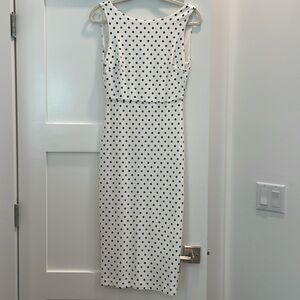 Zara, Medium, off white, backless bodycon dress.